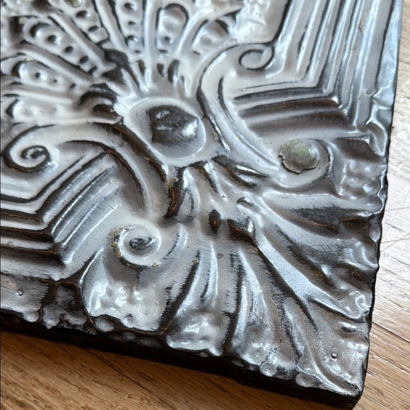 Vintage Decorative Tin Tile - Picture 3 of 6